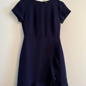 Club Monaco dark navy short sleeves dress size 0